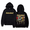 Sweats à capuche féminin Sweatshirts Tokio Hotel Hoodies Kaulitz 89 Sweat-shirt imprimé Bill Kaulitz Y2K Streetwear Tokio Hotel Swetshirts Rock Band Pullovers 240413