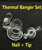 Nieuw ontwerp XXL Quartz Thermal Banger Nailbubble Carb Cap 10mm 14 mm Mannelijk vrouwelijk 90 45 graden 100 echte kwarts banger nagels7740557