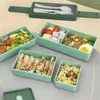 Dinnerweiche Praktische Abteilung große Kapazität Lunchbox Sicherheit moderne Mahlzeitenvorbereitungsbehälter für Arbeit und Schüler Gesundheit tragbar