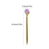 Leuke pennen voor vrouwen Crystal Gem Ballpoint Pen Mooie metalen bruiloft Douche Decor Geschenken