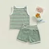 Kleidungssets 2PCs geborene Kind Jungen Sommer-Outfit