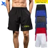 Pantaloni personalizza logo pantaloncini rapidi a secco uomini uomini solidi abiti sportivi fitness bodybuilding pantaloni corti palestra allenamento da tavolo da tavolo da spiaggia