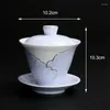 Tasses Saucers Grade Bos China Coffee tasse de café et couvercle bol créatif de thé européen ensemble à la maison en porcelaine de thé après-midi 215 ml