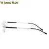 Zonnebrillen frames vrouwen en mannen Fashion Rimless Titanium Light Eyewear Super Quality Frameless bril frame