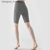 Shorts féminins Lluu-2024 Alignez les shorts de yoga de haute qualité shorts de vélo de haute hauteur
