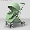 Strollers# Luxury lightweight landscape baby stroller with egg shaped seats suitable for newborns one hand tilting push chairs compact Q240414