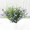 Dekorative Blumen schöne Blumenstrauß Mini Künstliche Calla mit Blatt Plastik Fake Aquatic Pflants Hauszimmer Dekoration Blume