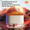 Luftbefeuchter 300ml 7 Bunte Lichter Vulkanflamme Diffusor Vulkanbefeuchter Diffusoröle Mini Diffusor Aroma Diffusor für zu Hause