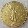 A Set Of 19211947 10pcs Craft Mexico 50 Peso Gold Plated copy coin home decoration accessories7964908