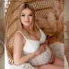 マタニティドレスセクシーな妊婦タイトな衣服妊婦妊婦写真