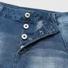 Shorts féminins 2024 Haute taille serpent les femmes jeans courts d'été mode sexy denim décontracté push up vintage streetwear