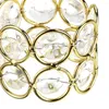 Party Decoration 6Pcs /lot Napkin Buckle Wedding Plate Crystal Paper Towel Ring Gold Color