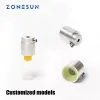 Machine ZONESUN Customized Chuck Liquid Bottle Perfume Capping Head For Hand Held Screw Capping Machine Bottle Cap Sealer