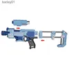 Giocattoli per pistola Tisnerf Childrens set di pistola in plastica a proiettile morbido elettrico per giocattolo neuro Dart Submarine Gun Dart Dart Blaster Childrens Toy YQ240413