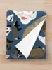 Cobertores Badgers Eurásia Padrão Blue Throw Blanket Cosplay Anime Sofás Decorativo