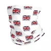 Berets British Flag Union Jack Bandana Neck Cover Drukowana magiczna szalik wieloosobowy opaska na głowę biegnąca unisex dla dorosłych zima