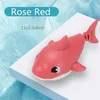 Toys de bain Toddler Bath Toys Couts dessin animé Shark Shark Corloge de rotation de la queue de rotation de baignoire de baignoire bébé 240413