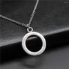 Pendant Necklaces 1pcs Glossy Circle Earring Choker Neck Car Accessories Jewellery Making Supplies In Chain Length 40 5cm