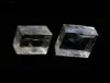 2pcs Natural Clear Square Calcit Stones Iceland Spar Quarz Crystal Rock Energy Stone Mineral Probe Heilung1761117