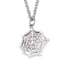 Pendant Necklaces 1pcs Spider Web Necklace For Women Jewelry Making Gift Chain Length 43 5cm