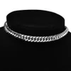 Strands Men Thick Cuban Link Choker Necklaces Male Silver Color Steel Rapper Neck Chains for Women Men Hip Hop Jewelry Gift 230613