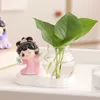 Dekoratif figürinler lmhbjy tang bayanlar sevimli karikatür bebek hidroponik süsler ev oturma odası ofis masaüstü hediyeler