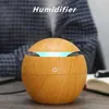 Humidificateurs Lampes à parfum 2024 Nouveau Vase Vase Vase Humidificateur USB Office Office Home Color Night Light Super Silent Humidificateur Gift pour les amis