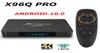 X96Q Pro 10 Android TV Box Allwinner H313 24G WIFI 4K 2GB 16GB Media Player 1GB 8GB TVBOX SET TOPBOX مقابل X96 MAX8379043