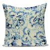 Pillow Polyester Linen Material décoratif S canapé 45x45cm de décoration de maison moderne cadeau Nordic Office Cover 2024 E2339