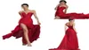 Abito da ballo rosso vintage Bellissima sexy Chiffon Donne Special Domenne Speciale Abito da festa Summer Holiday Party 7392946