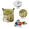 Laundry Bags European Style Dream Corridor Courtyard Dirty Basket Foldable Home Organizer Clothing Kids Toy Storage