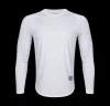 T-shirts sport casual långärmade hatttröjor hösten vinter andas elastiska träning män toppkläder smal löpning fitness tshirt