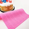 Baking Moulds Baby Carriage Lace Silicone Mold Cake Border Decorative DIY Tools K483