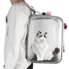 Transportadoras de gatos para cães pequenos gatos espacial gaiola de gaiola de animais de estimação Backpack Backpack respirável Viagem portátil Bagpete de ombro ao ar livre Os suprimentos