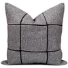 Подушка Nordic Modern Cover 45x45 см декоративная клетчатая наволочка для гостиной на диван сидень