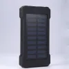 Banks Solar Power Bank 20000mAh Portable imperméable Batterie externe Powerbank 20000 MAH Chargeur de téléphone LED Poverbank pour iPhone Huawei