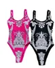 Old Baroque Swimwear Hipster Push Up Women039s Onepiece Designer Swimsuits Outdoor Beach Swimming Bandage Travel Vacation Luxu8791115