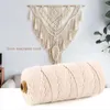 Tapestries Macrame DIY Kit 218 Yards 3mm Natural Rope Cotton Cord Plant Hanger Making