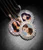 Diy Hombres Mujeres PO Collar de Medallones de PO hecha a medida Collar colgante con cadena de cuerda de 24 pulgadas Buen regalo para un amigo para 2656164