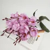 Decorative Flowers Magnolia Artificial Flower Bouquet 5 Forks Silk Wedding Party Christmas Decoration For Home Fake