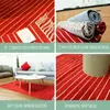 Carpets High Small White Stripe Design Tessel Edge Cotton Area Coton Area pour le couvre-lit Salon Salon para casa Sala Tapis