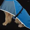 犬アパレルレインジャケット秋の冬の防水レインコートトラクション反射温かい綿コートミディアムサイズのペット供給