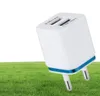 21a быстрая зарядка двойная USB -зарядное устройство Universal Travel Euus Adapter Portable Wall Mobile Phone Зарядное устройство DHL3144436