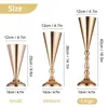 2st TABLEDOP Flower Vase Wedding Centerpiece Decor Metal Flower Stand Artificial Flower Ornaments for Anniversary Birthday Part 240329