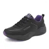 Sapatos casuais femininos tamanho grande 35-42 tênis de corrida ao ar livre Rose Purple Woman Athletic Fitness Training Sport confortável