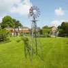 8ft Gartenwindmühle, schweres haltbares Metallwetter Vane für Garten, Zierwindmühle für Gartenwetterresistent