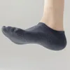 Calzini maschili 7 coppie anti-slip senza slip uomini di alta qualità cotone invisibile invisibile slippista non slip mesh sports corse