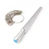 JAVRICK Metal Ring Sizer Guage Mandrel Finger Sizing Measure Stick Standard Tool Set2976118