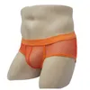 Underpants Sexy Underwear Udia's Uomini Shorts traspirante per uomini trasparenti pugili Summer Muntie Underpant Morbida