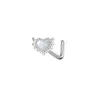 Näsringar studs smycken kirurgiskt stål septum clicker ring punk kvinnor män zirkon hoop body pS0894 6nfpc droppleverans otkmx